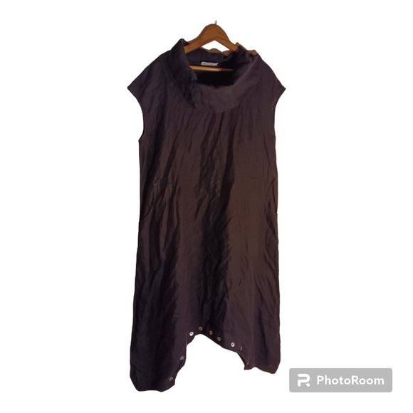 Bryan Walker minimalist Lagenlook Atticus Romper Boho Harem Pants women L XL XXL - Picture 9 of 9